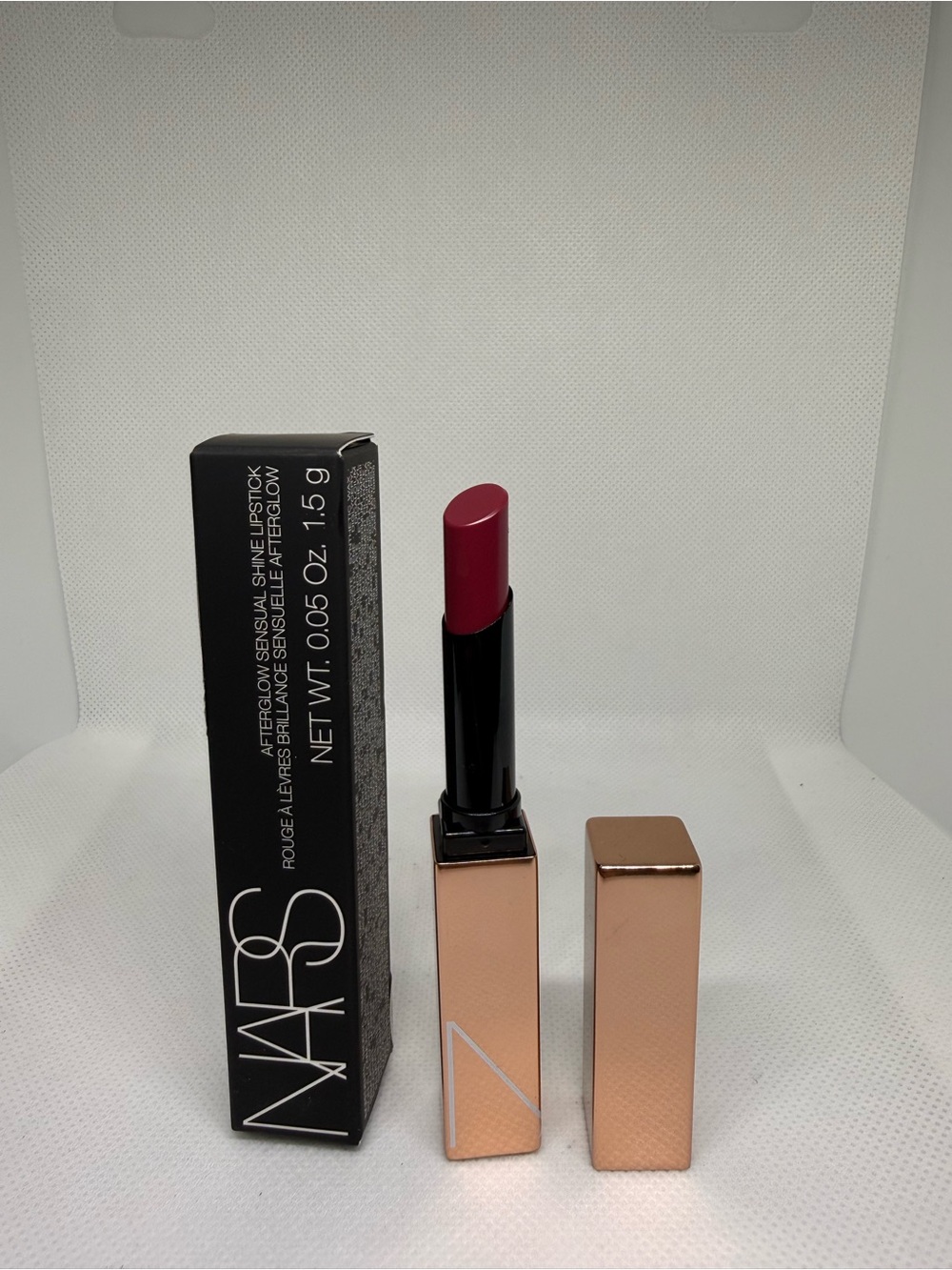 NARS Afterglow Sensual Shine Lipstick Stick 226 All In Glossy Nude Pink NEW